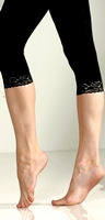 Microfiber Capri with Lace