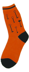 Vintage Keys Womens Socks