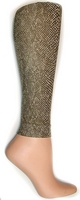 Bronze Snakeskin PLUSFootless Tights