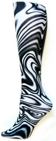 Black/White Swirl Trouser