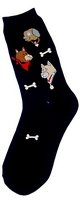 Dog Heads Womens Socks