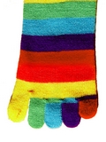Kids Rainbow Toesock