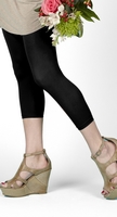 Microfiber Capri Footless Tight