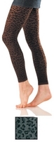 Leopard Textured Footless tights