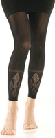 Diamond Ankle Footless tights