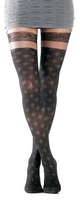 Fleur-de-lis Faux Thigh High